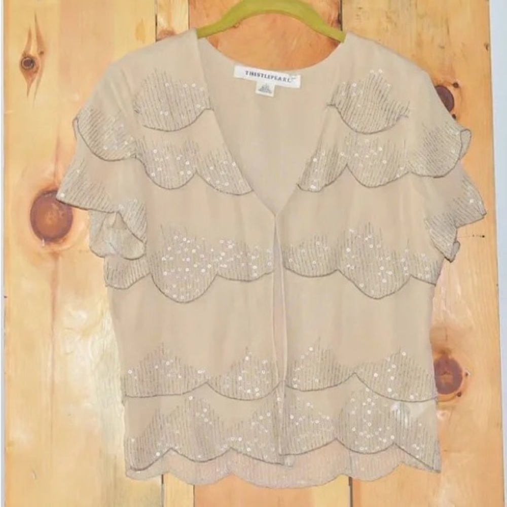 ThistlePearl Sequin Top